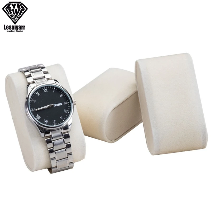 Wholesale Velvet Watch Bracelet Pillow Jewelry Displays Props for Home Shops Countertops and Showcases Display Holder