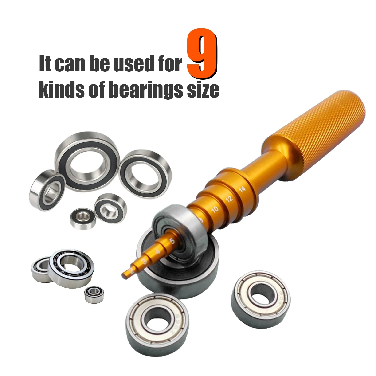 Outil de démontage de réparation à la main de voiture, extracteur de roulements, installateur universel, outils de démontage, 2-14mm