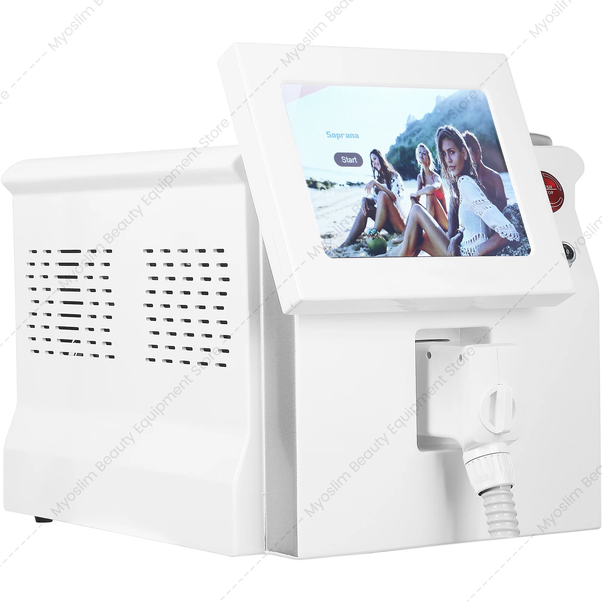 808nm Diode Hair Removal Equipment Permanent Painless Non-invasive Permanent Cooling Head Painless Epilator Salon 5000W CE