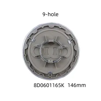 4個146毫米灰色和黑色汽車輪圈中心蓋標誌輪圈蓋,適用於TT A2 A3 A4 A8 S6 Q5 Q7 RS6 8D0601165K 8 最佳銷售 奧迪A3輪圈中心蓋 - №5