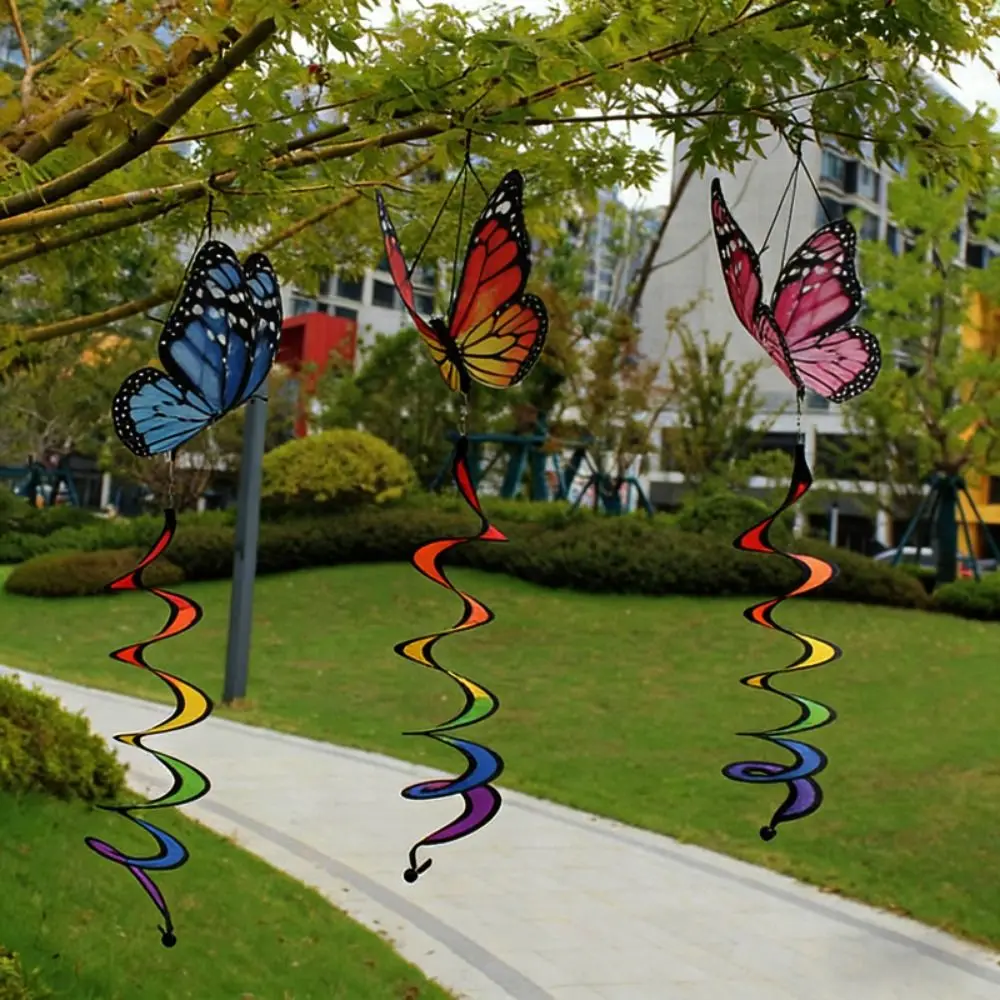 الملونة ثلاثية الأبعاد طاحونة الأبعاد لا سامة معلقة القماش والبلاستيك الرياح قطاع زخرفة تدوير طاحونة جزء في الهواء الطلق لعب الأطفال