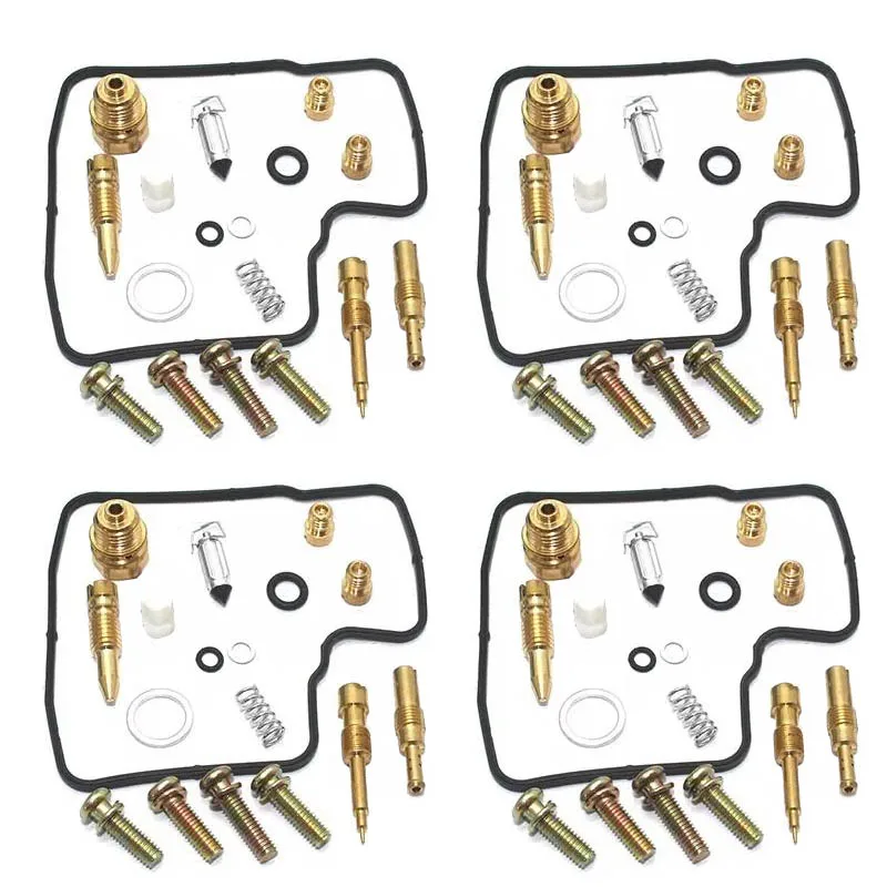 Kit de réparation de carburateur de moto, joint d'aiguille flottante, pour honda VFR750F RC36 1990 – 1993 VFR 750 VFR750 R, 4 jeux