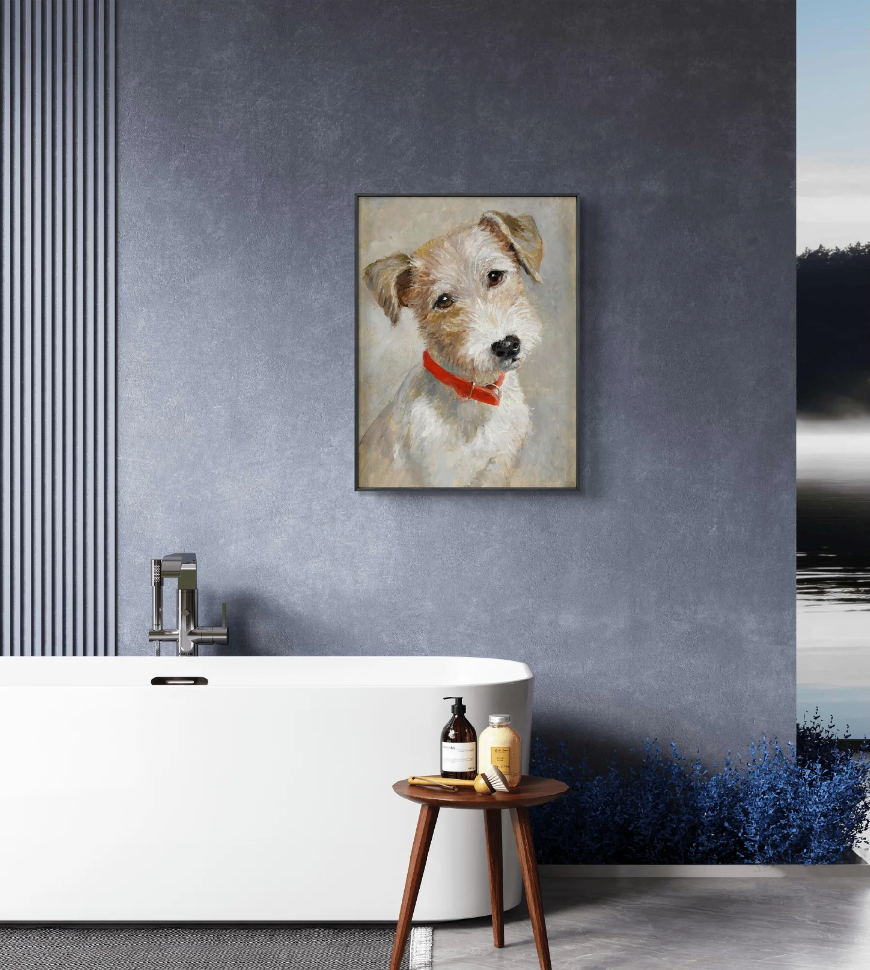 Wire Fox Terriers DIY Diamond Painting Cartoon Pet Dog Mural Hand 5D Diamond Embroidery Cross Stitch Home Wall Decor Hot Gift