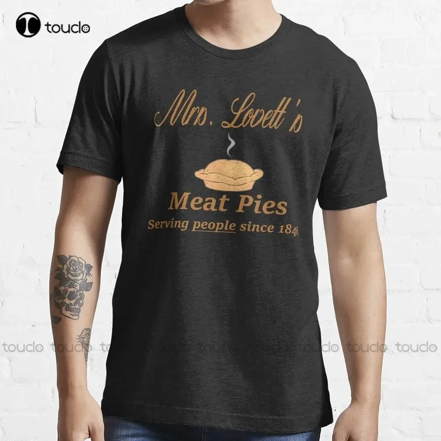 Sweeney Todd - Mrs. Lovett'S Meat Pies Trending T-Shirt Custom Aldult Teen Unisex Digital Printing Tee Shirts Custom Gift Xs-5Xl