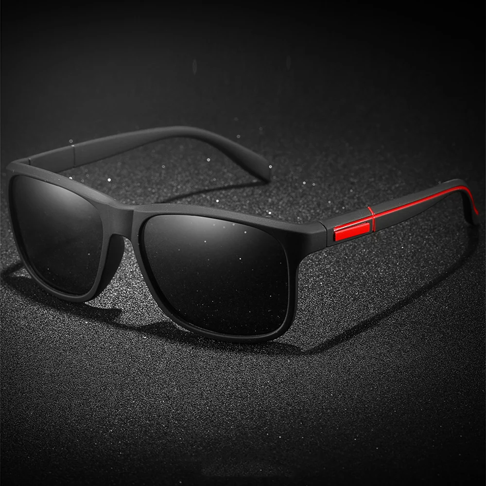 

Trend Square Oversized Polarized Sun Glasses Polarized Mirror Sunglasses Custom Made Myopia Minus Prescription Lens -1 To -6