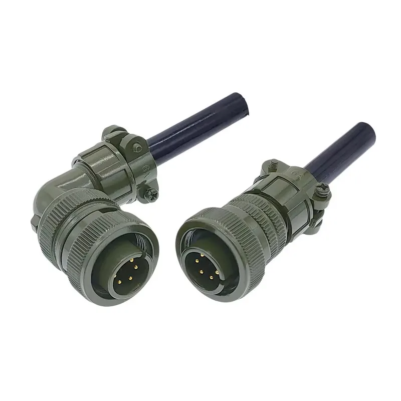 

Комплект из 2 круглых разъемов MIL-C 5015: штекер 14S-7/14S-9 MS3106A и гнездо MS3108A для надежных электрических соединений
