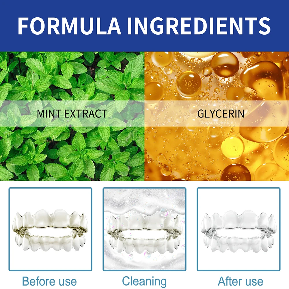 Cleaning Agents For False Tooth Easy To Use Effective Teeth Grinding