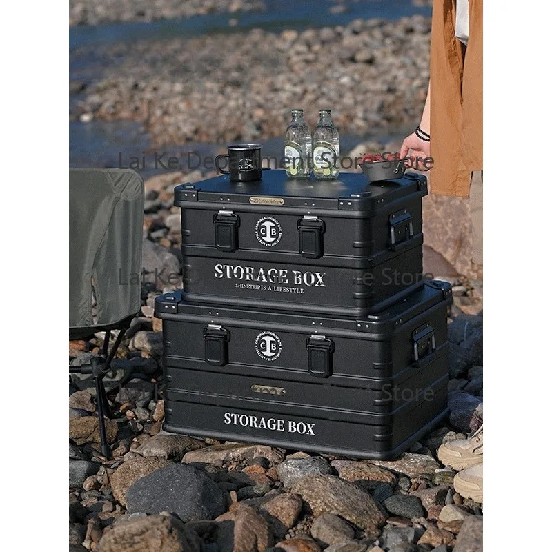 Jinna Aluminum Box Camping Storage Multifunctional Waterproof Car Trunk Aluminum Alloy Large Capacity