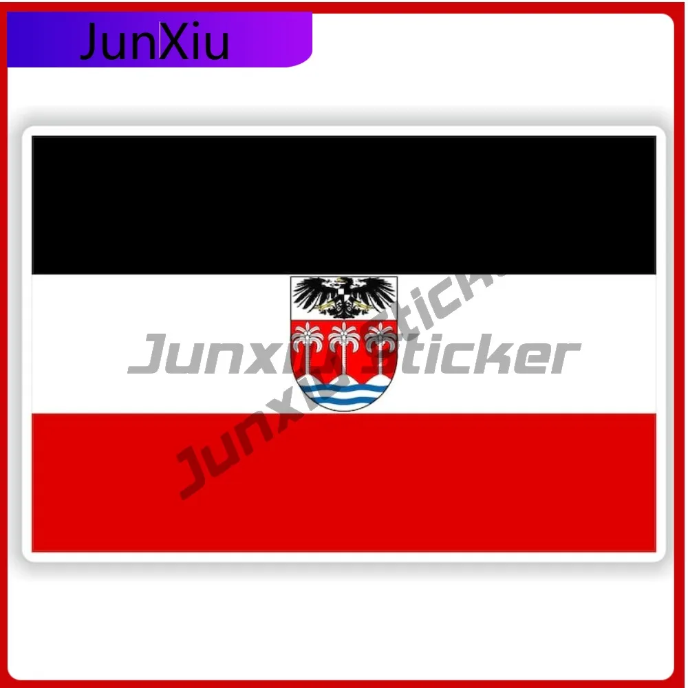 

German Samoa Flag Oceania Emblem Stickers Waterproof Decals Stickers Motorcycle Glass Kayaks Suv Decoration Car Side Sticker Pvc
