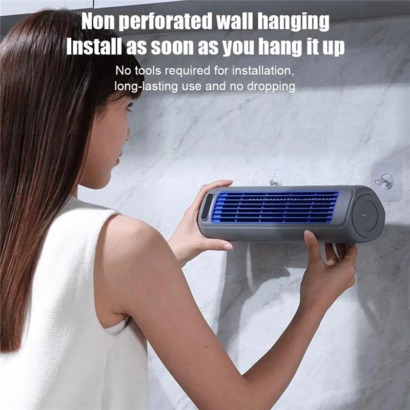 A005-Three-Speed Summer Kitchen Fan Wall Mounted Refrigeration Portable Conditioner Cooling Air Fan Ultra Conditioning Quiet