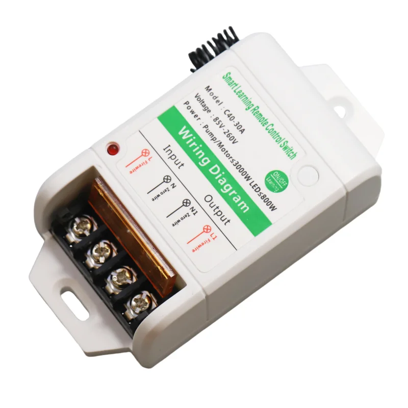 220V 1 saluran pompa air motor cerdas remote control nirkabel pompa submersible perlindungan kebocoran remote control