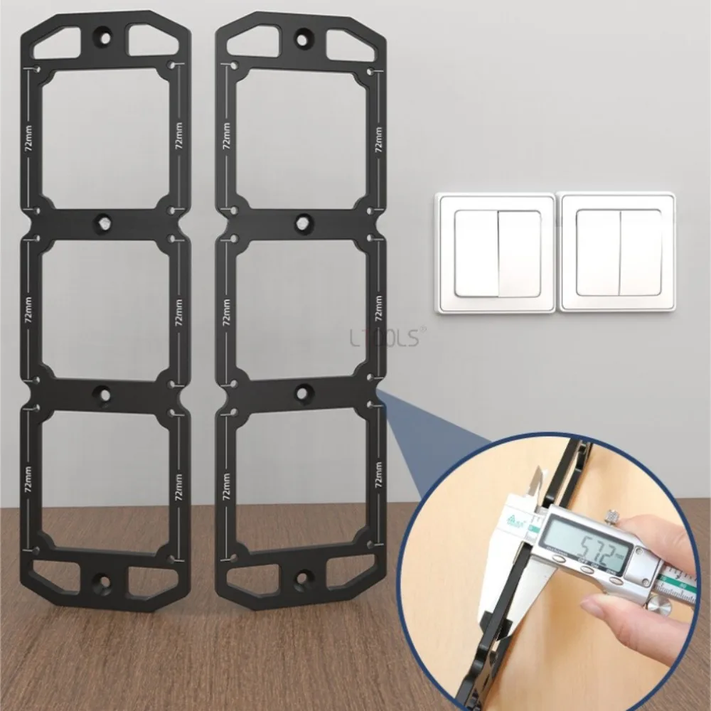 

Розетка-переключатель, шаблон для рисования линий, открывающаяся матрица из алюминиевого сплава, настольная розетка, детали для обработки канавок, бытовая техника, вспомогательные инструменты