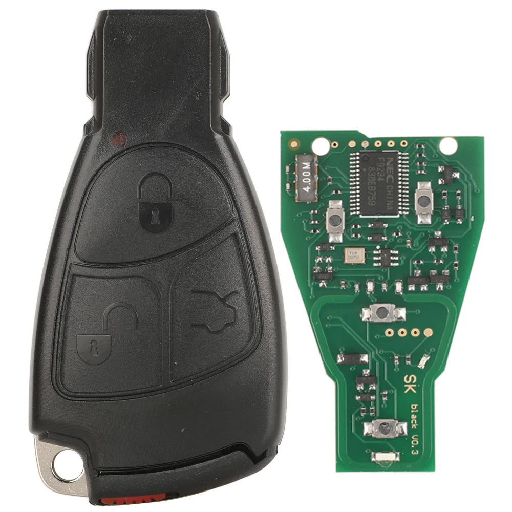 jingyuqin 2/3/4 Button 315/433MHZ FSK NEC With Chip Remote Control Car Key For Mercedes Benz B C E ML S CLK CL W204 W203 W211