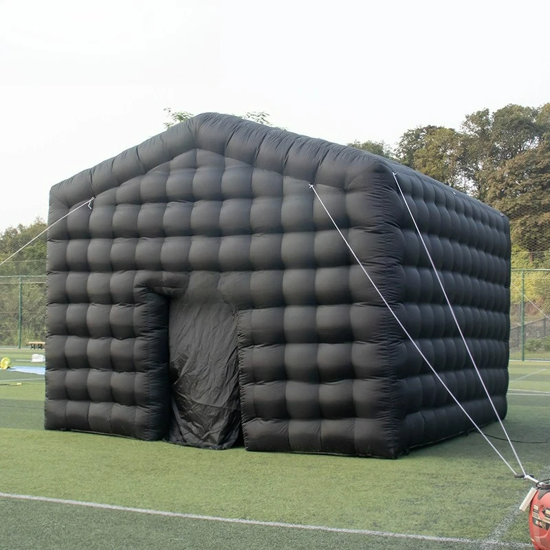 

Customizable Large Black Inflatable Wedding Tent Outdoor Event Portable