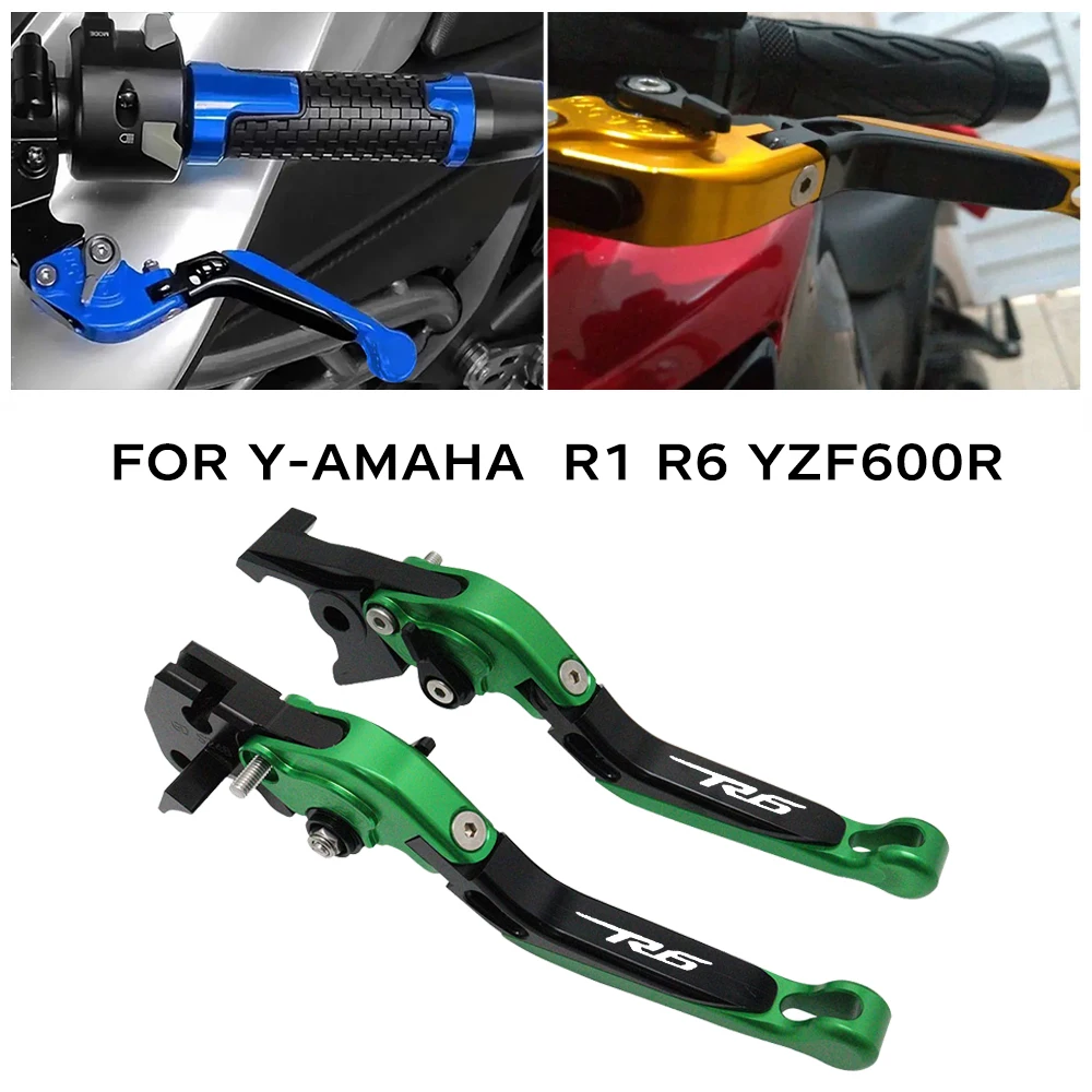 

For Yamaha YZF R1 2002-2003 R6 1999-2004 YZF600R Thunder Cat 1999-2007 Motorcycle Brake Clutch Lever Extendable Folding Handle