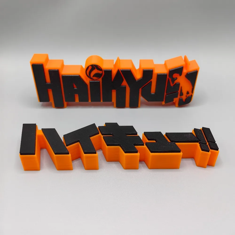 أنيمي هايكيو!! علامات نموذج دمية زخرفة ثلاثية الأبعاد لـ Haikyu Hinata Tobio Oikawa Yuu مجموعة شخصيات عرض المعرض التأثيري