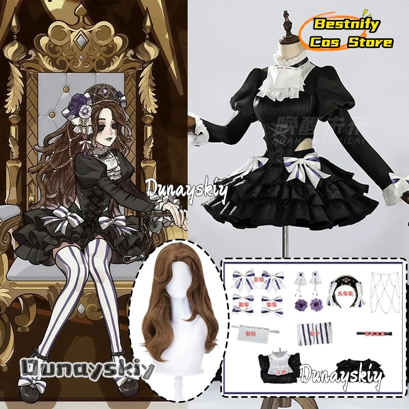 Costume de cosplay Identity V Psychologue Ada Mesmer, robe gothique Dark Lolita, uniforme féminin, Bestnify Cos@ Disguise