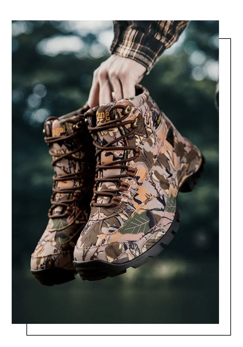 Fashion professional men's outdoor hiking shoes fall and winter non-slip wear hiking shoes women's fashion low casual shoes