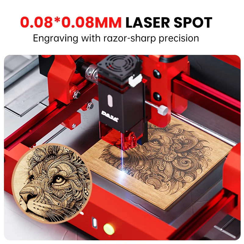 Imagem -03 - Daja a7 Gravador a Laser 10w Mini Portátil Bluetooth Cnc Máquina de Gravura Marca Impressão Todos os Materiais Corte Madeira Papel Acrílico