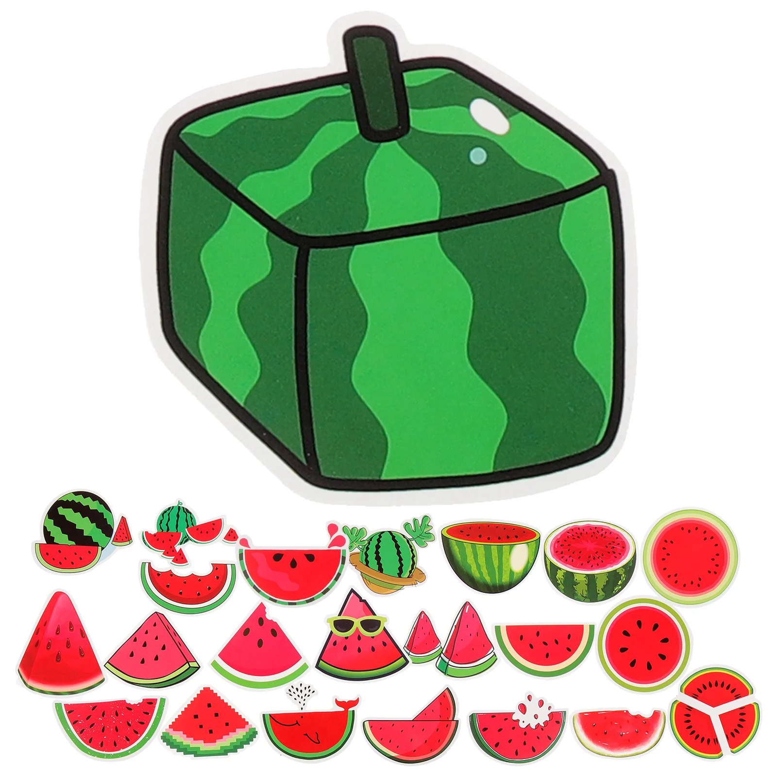 50 Pcs Watermelon Birthday Party Decoration Stickers Suitcase Supplies Child Summer