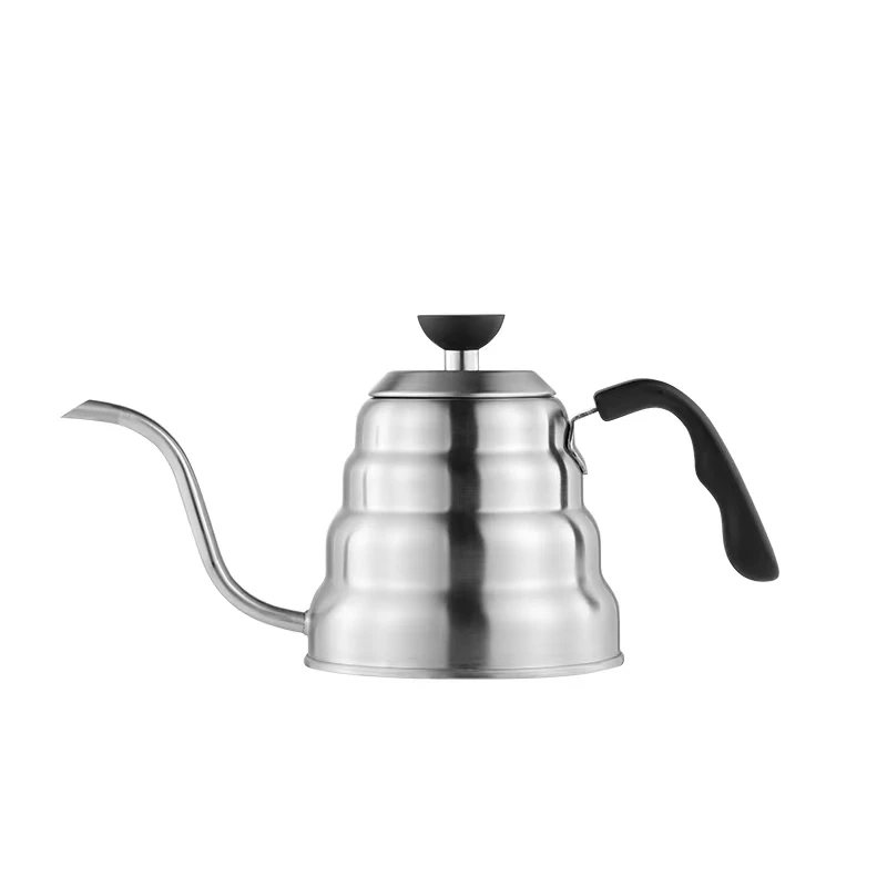 

Wholesale Modern Long Mouth 1000 ml Espresso Moka Pot Coffee Maker Pour over Coffee Kettle with Thermometer