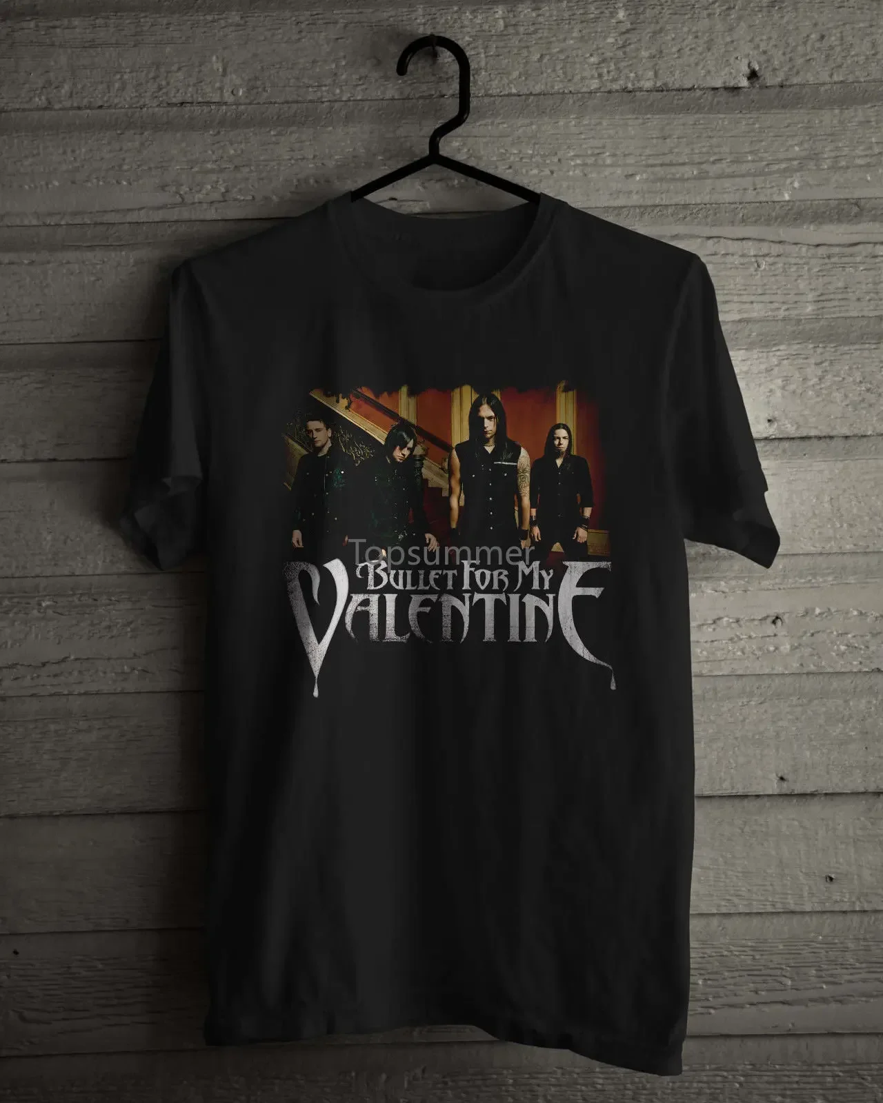 

Bullet For My Valentine T-Shirt Welsh Heavy Metal Metalcore Band Black Tee