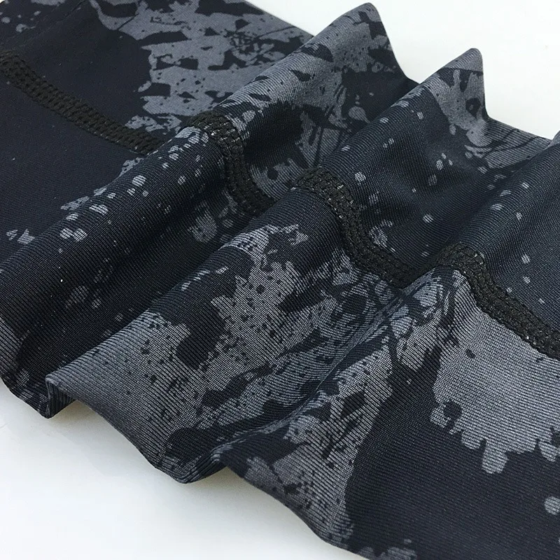 Men Women Sports Calf Sleeves Breathable Compression Knee Pads Support Socks for Outdoor Football Basketball Mountaineering