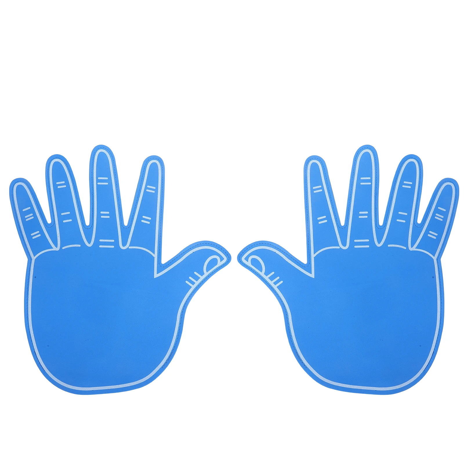 

2 Pcs Gloves Cheerleading Supply Stuff Accessories Cheering Finger Plastic Hand