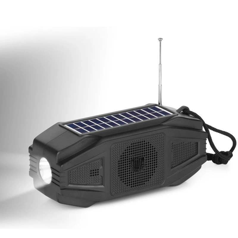 Wireless Bluetooth Audio Subwoofer Large Volume Multi-Function Card Solar Portable Mini Radio Player Integrated