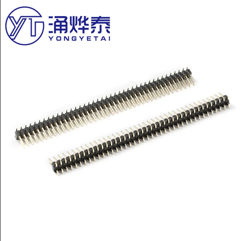 YYT 2.54mm Double row pin header SMD SMT 2*2P3P4P5P6P7P8P9P10P12P16P20P40 Strip Connector