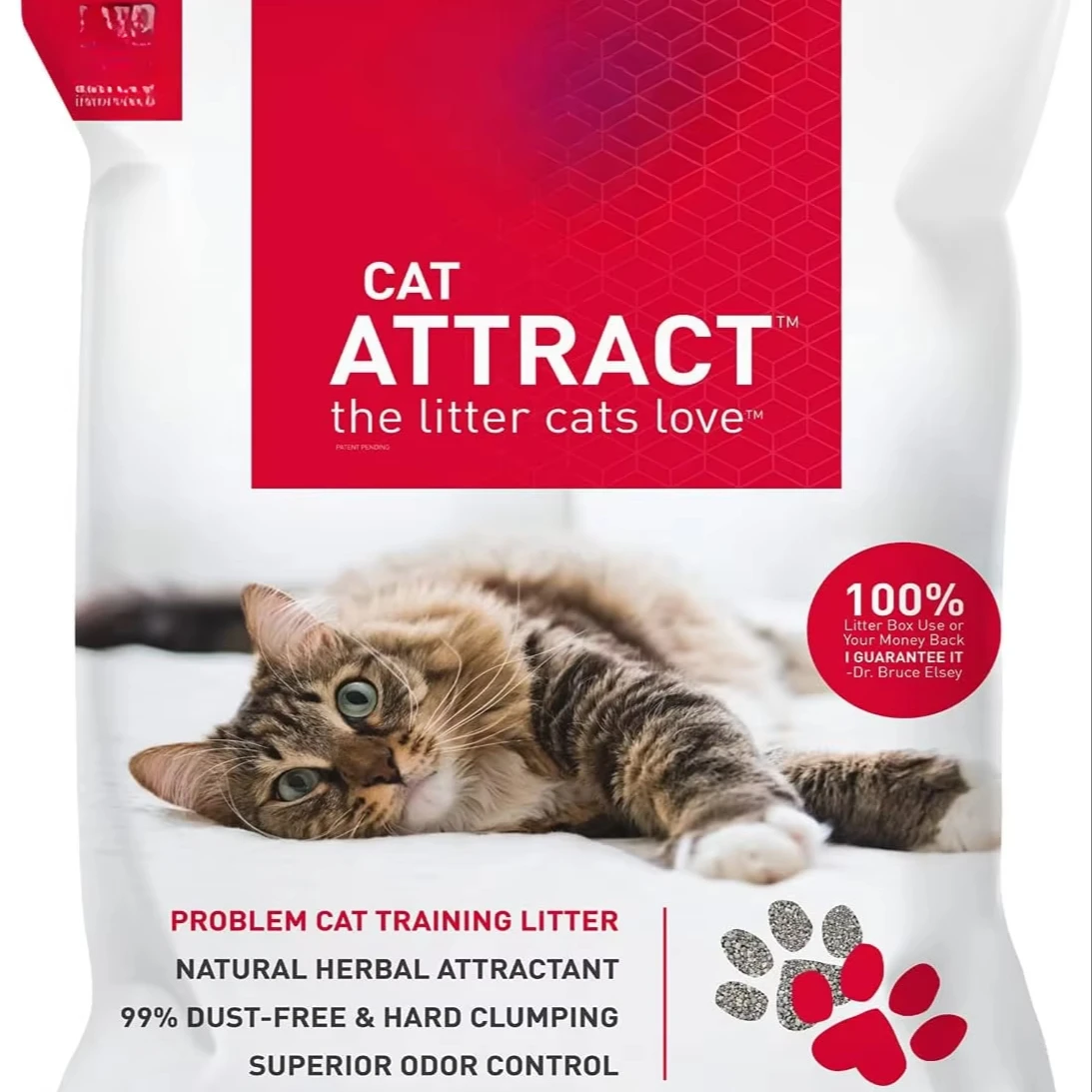 

STLF Premium Clumping LitterS - Attract - 99% Dust-Free, Low Tracking, Hard , Superior Odor Control, Natural Herbal Att