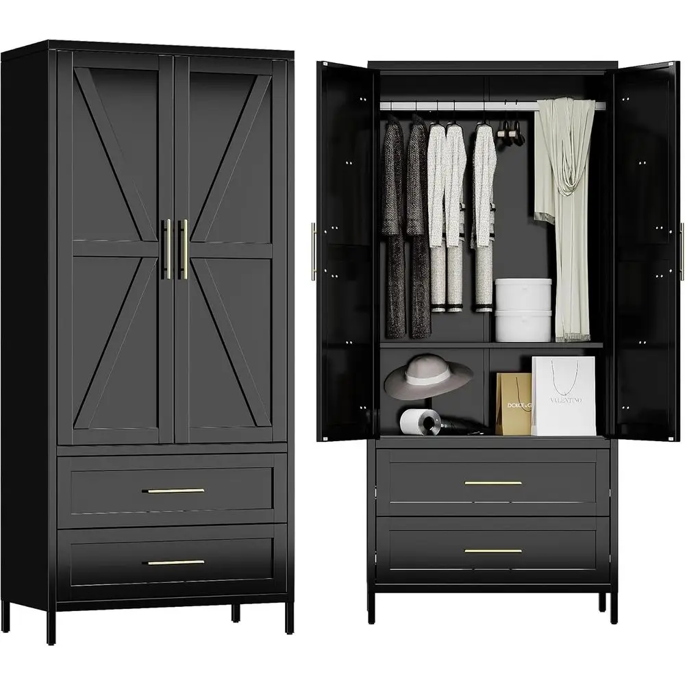 Metal Wardrobe Clos…