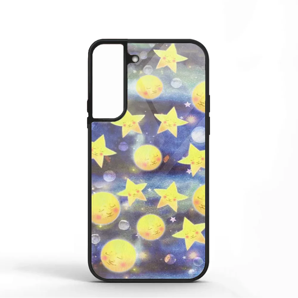 Celestial Dreaming Phone Case For Samsung S10 S20 S21 S22 S24 S30 Plus ULTRA Mirror Acrylic Cover