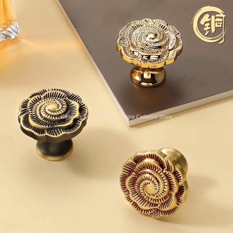 

Твердая латунная ручка шкафа, дверные ручки кухонного шкафа, ручки ящика, французские золотые ручки, ручки для шкафа, мебельная ручка
