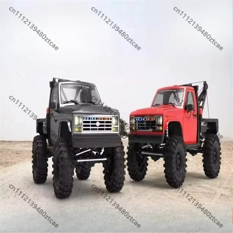 RTR RC Simulation Rescue Wrecker Off‑Road Crawler Recovery Truck, Remote‑Control Hobby‑Grade Tank‑Style Trail Vehicle