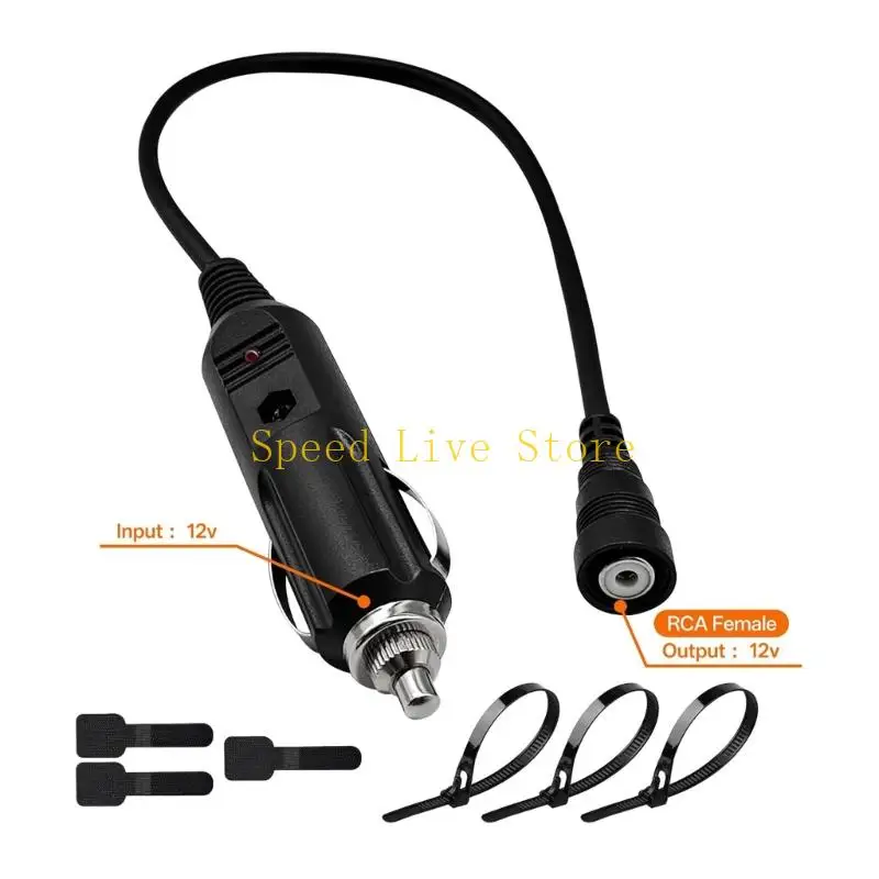 547C Waterproof 12V Power Cord Connector Cable Suitable For Electric Heated Face Mask Motorcycle Gear&Snowmobile Accessories