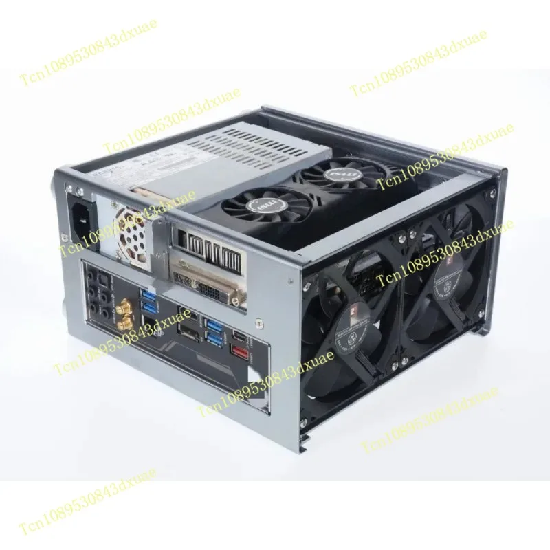 Half-height Knife Card Case Version V3\ 4.3L Volume All Aluminum 1U ZS-A4DC/ITX