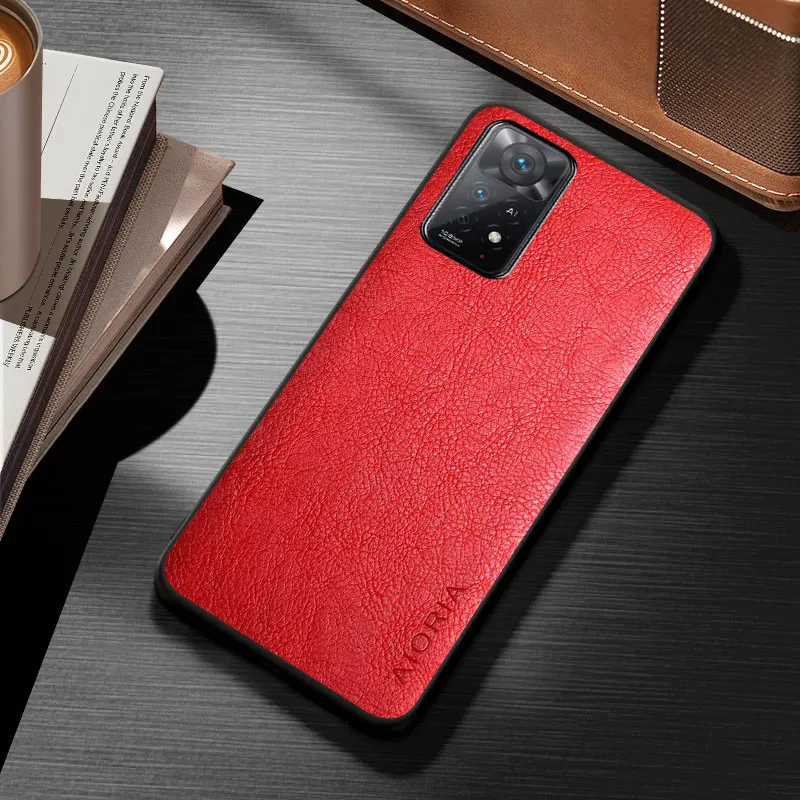 Pokrowiec na Xiaomi Redmi Note 11 Pro Plus 11S 11T 5G coque luksusowy skórzany pokrowiec na telefon capa dla Redmi note 11 pro Case funda