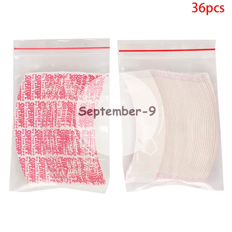 36PCS/Pack Waterproof Lace Wig Tape Double Adhesive Tape For Toupee/Lace Wigs