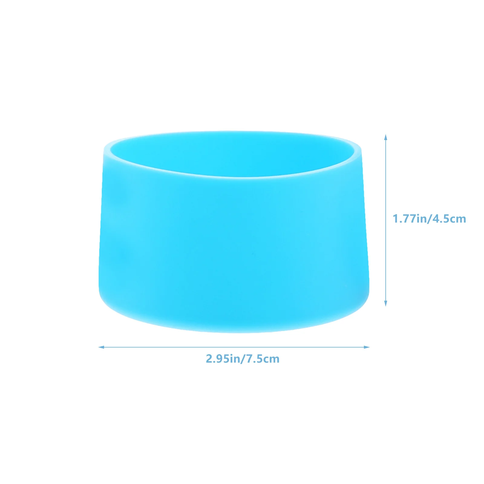 4 قطعة زجاجة سيليكون واقي أحذية بلاستيك المضادة للانزلاق حامي العزل بهلوان كم 30 40 أوقية كوب سيليكون يغطي فنجان القهوة الأكمام #3