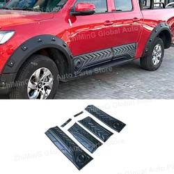 Black For Great Wall Cannon GWM Poer Ute 2020 - 2023 Accessories Car Four Exterior Side Door Trim Decoration Protection Cover