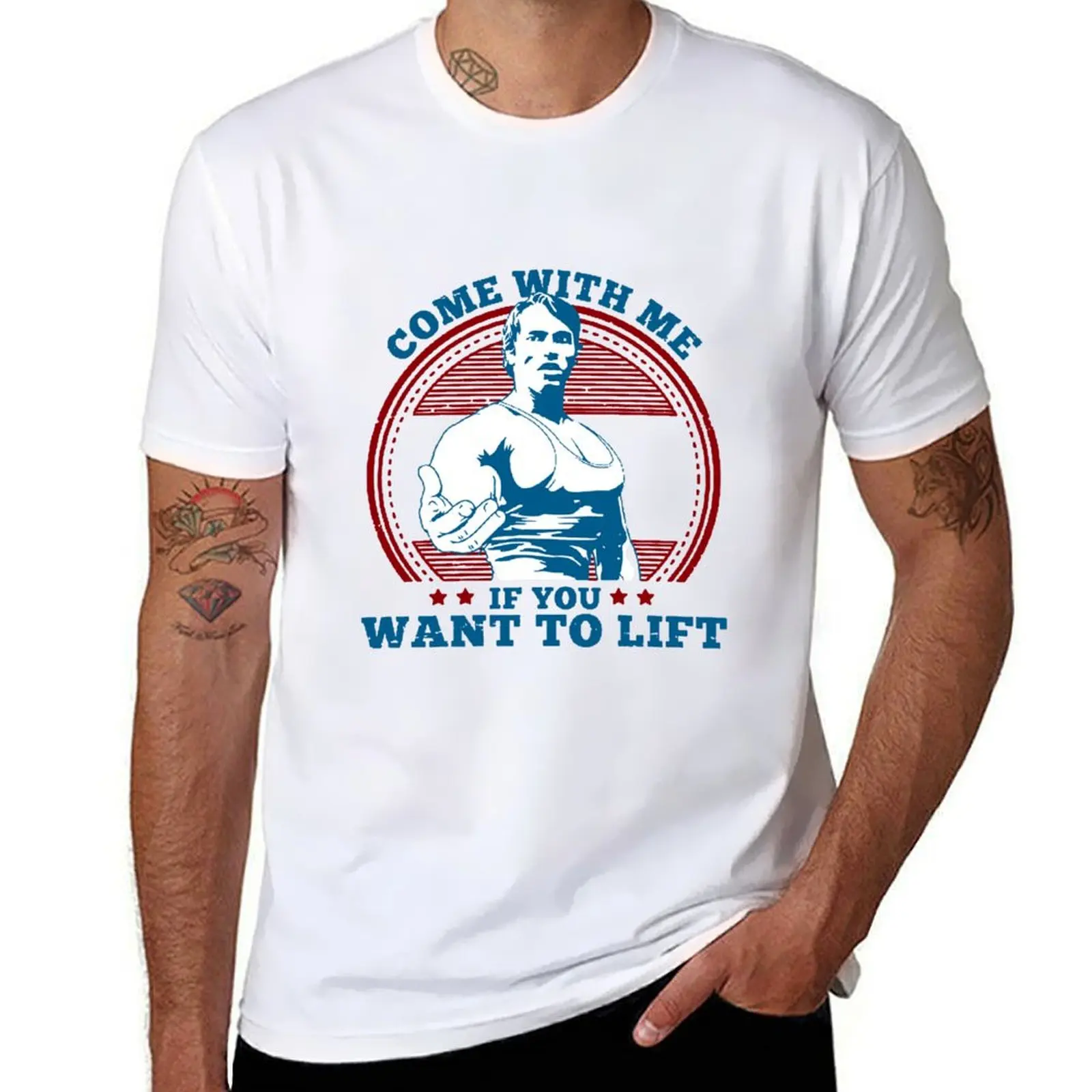 Come With Me If You Want To Lift T-Shirt vintage anime shirt oversized mens graphic t-shirts pack