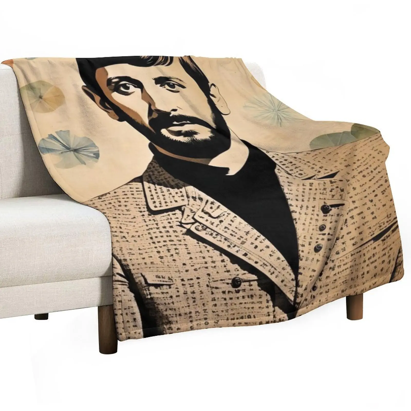 Ringo Starr Throw Blanket Large Baby Decorative Throw Thermal decorative Sofas Blankets