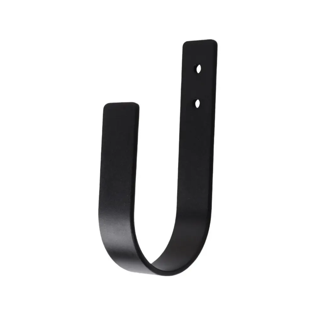 Stylish U Shape Curtain Hooks Metal Wall Tiebacks Home Decoration Multi Purpose Bathroom Paper Towel Hanger Accessory