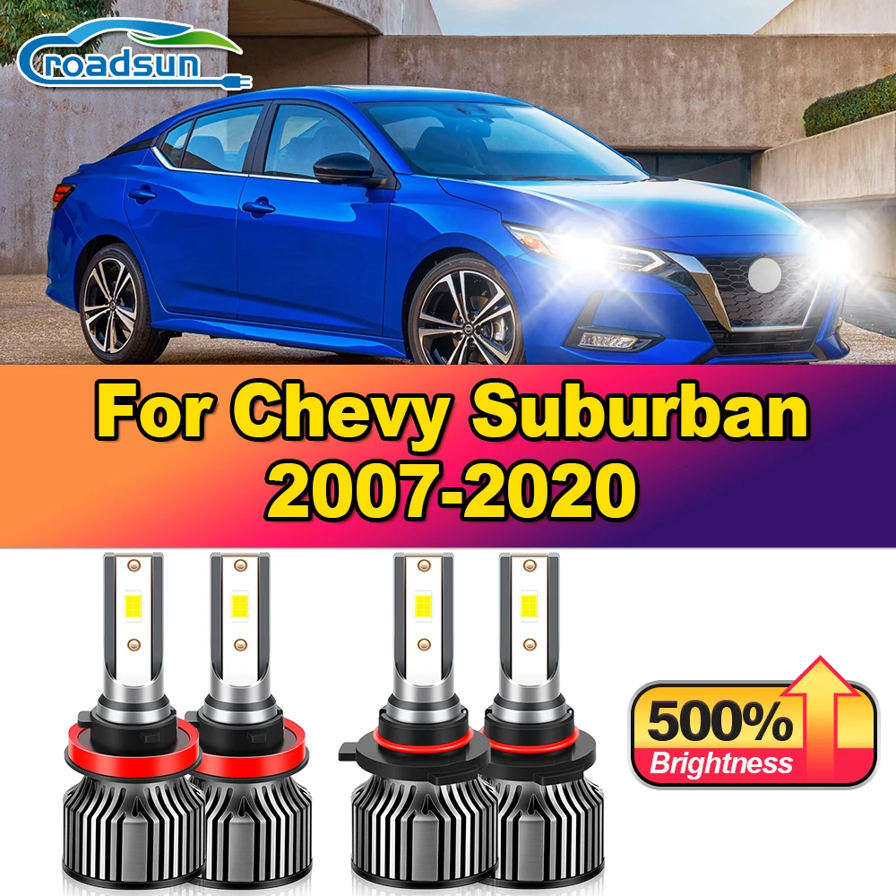 

240W LED Headlight Bulbs 40000LM Canbus Car Lights 6000K 12V Front Lamps For Chevy Suburban 2007-2015 2016 2017 2018 2019 2020
