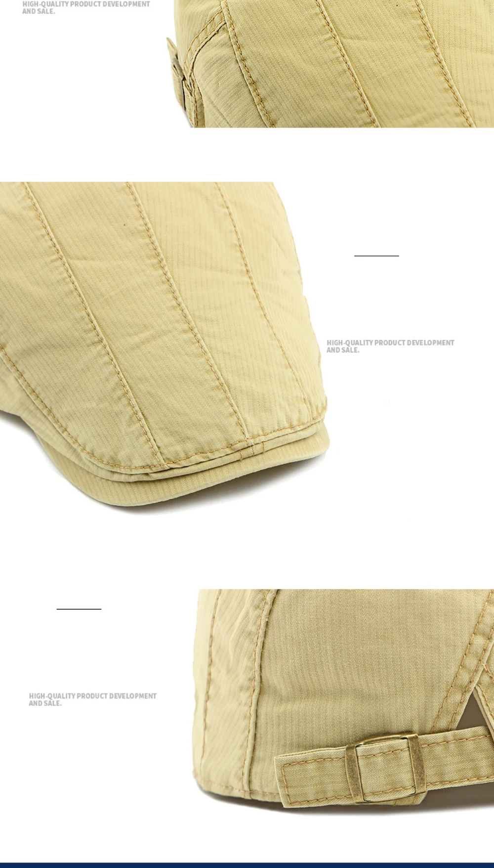 HT4771 Baskenmützen Frühling Sommer Sonnenhut Herren Damen Kappe Vintage Künstler Maler Baskenmütze Männlich Weiblich Ivy Flachmütze Verstellbare Baskenmütze – Detail 5