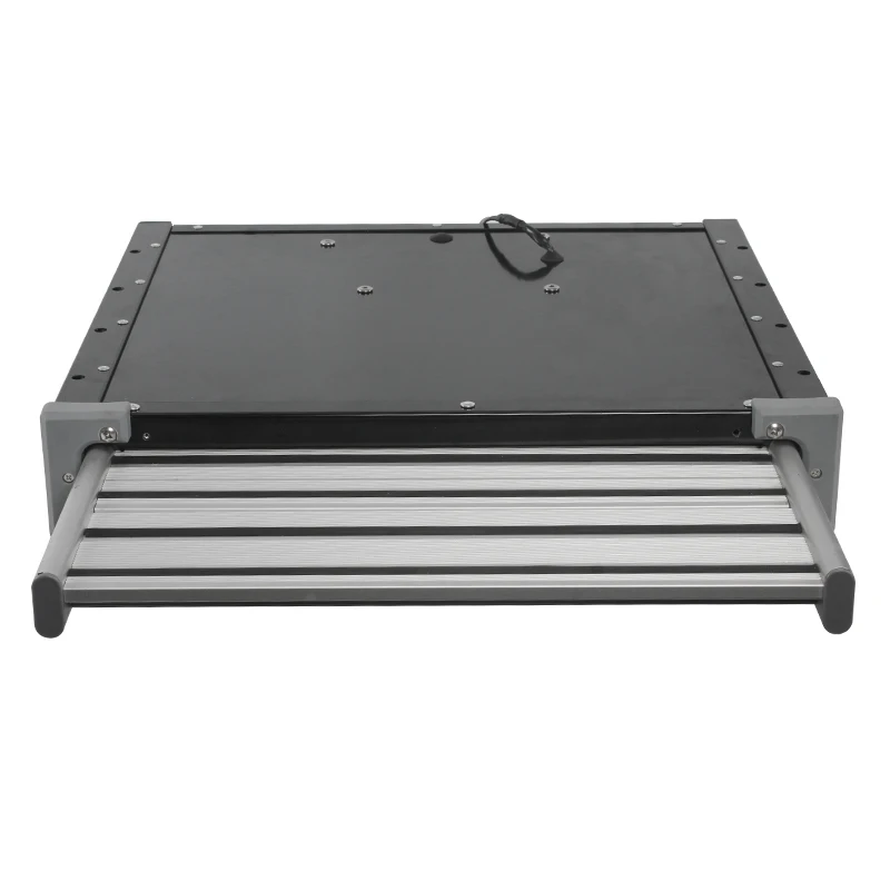 

Accessories RV Flat Push Steps Aluminum Alloy Thickened Non-Slip Folding Ladder with Telescopic Light Emitting Diode Light