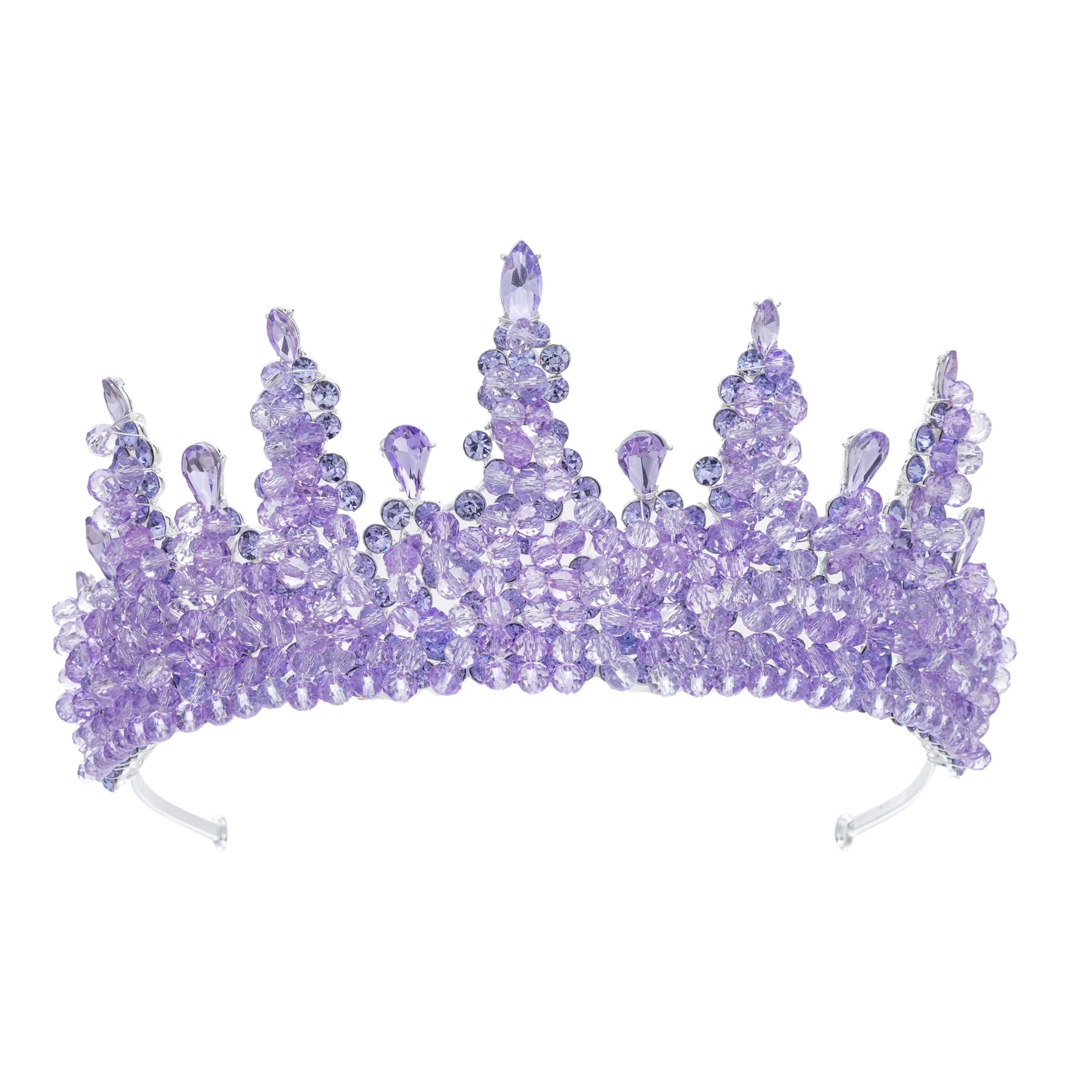 Crystal Wedding Crowns Bride Hair Jewelry Headdress Princess Queen Bridal Tiara Crown For Pageant Women Diadem Prom Headpiece