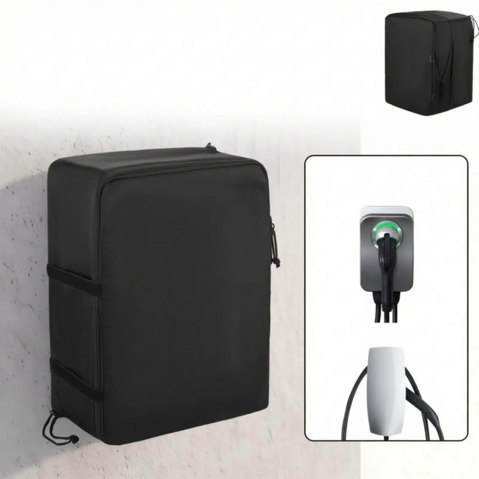 Outdoor Charging Pile Protector Cover Oxford Cloth Windproof Drawstring Design