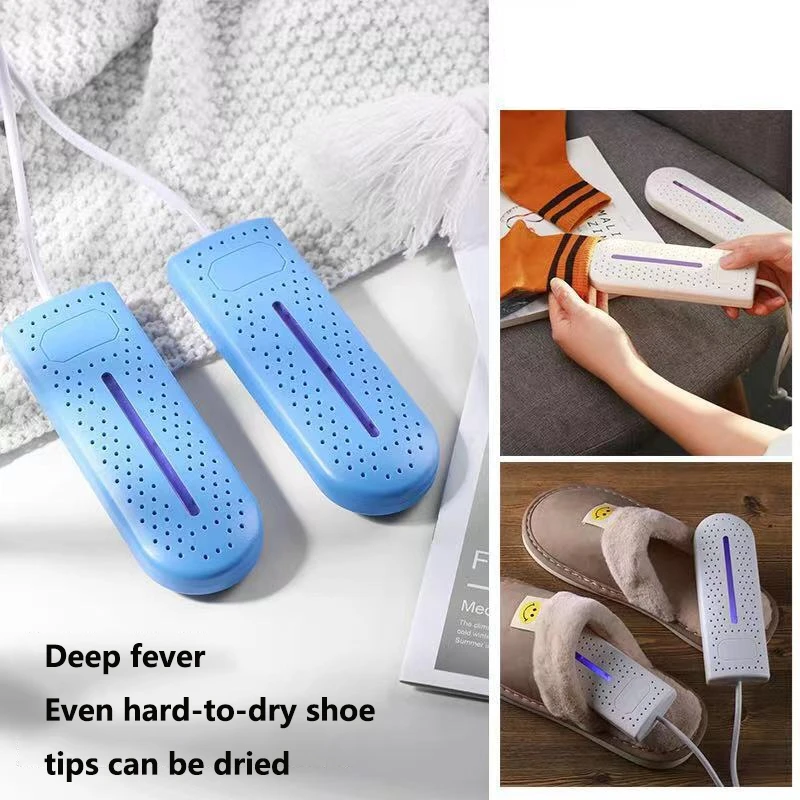 ذكي الأحذية إزالة الروائح الكريهة مجفف آلة تجفيف درجة حرارة ثابتة التدفئة USB المحمولة الأحذية جورب توقيت مجفف للسفر جديد